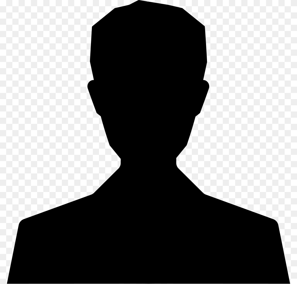 Default Avatar Blank Person, Silhouette, Adult, Male, Man Free Transparent Png