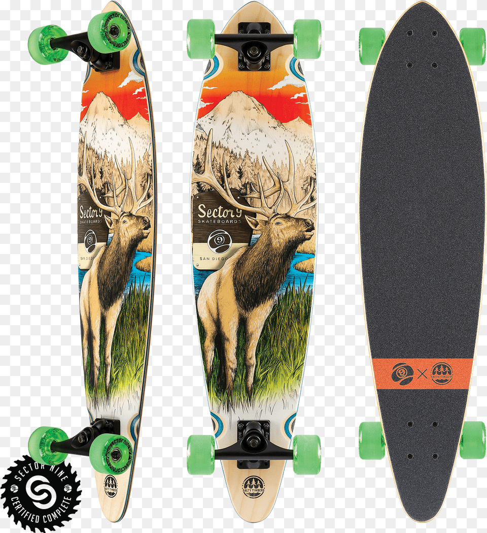 Default Title Longboard Sector 9, Skateboard, Nature, Outdoors, Sea Free Png Download