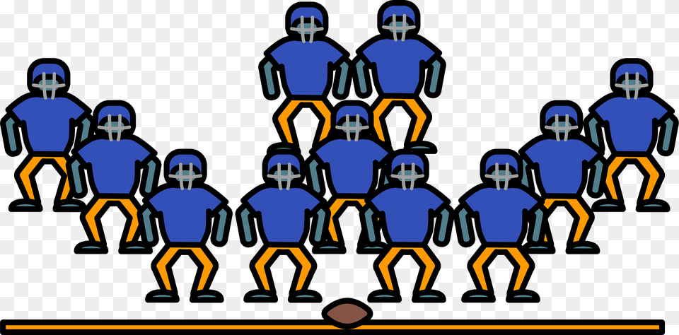 Defensive Lineman Clipart, People, Person, Crowd, American Football Png Image