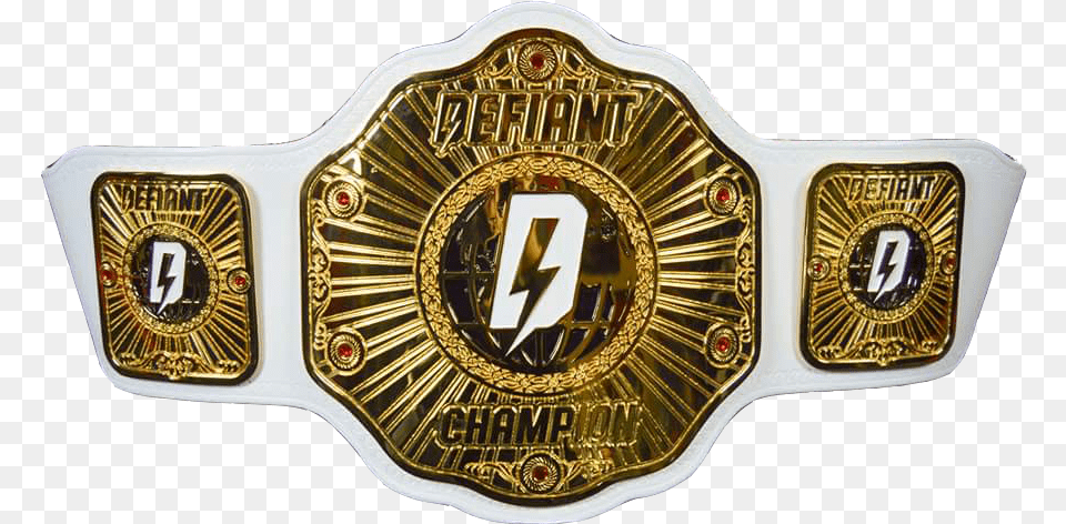 Defiant Wrestling World Championship, Accessories, Logo, Buckle, Badge Png