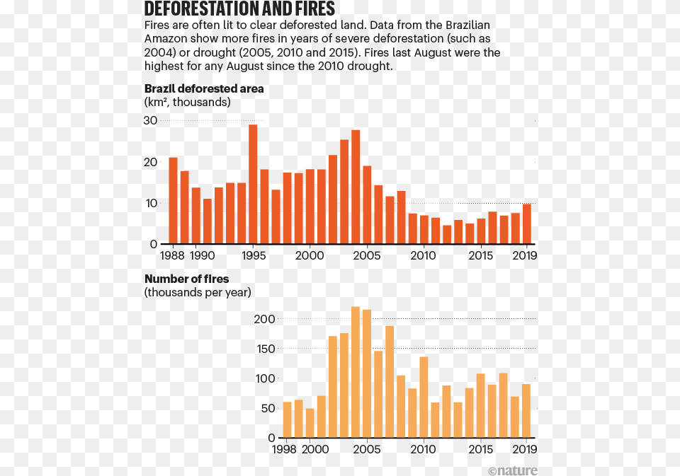 Deforestation And Fires Amazon Rainforest Fires Graph, Chart Free Png Download