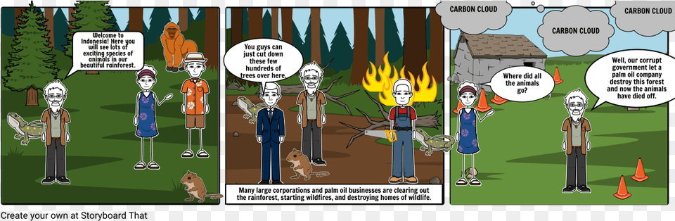 Deforestation Cartoon, Book, Comics, Publication, Person Free Png