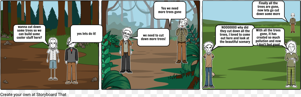 Deforestation Cartoon, Book, Comics, Publication, Person Png