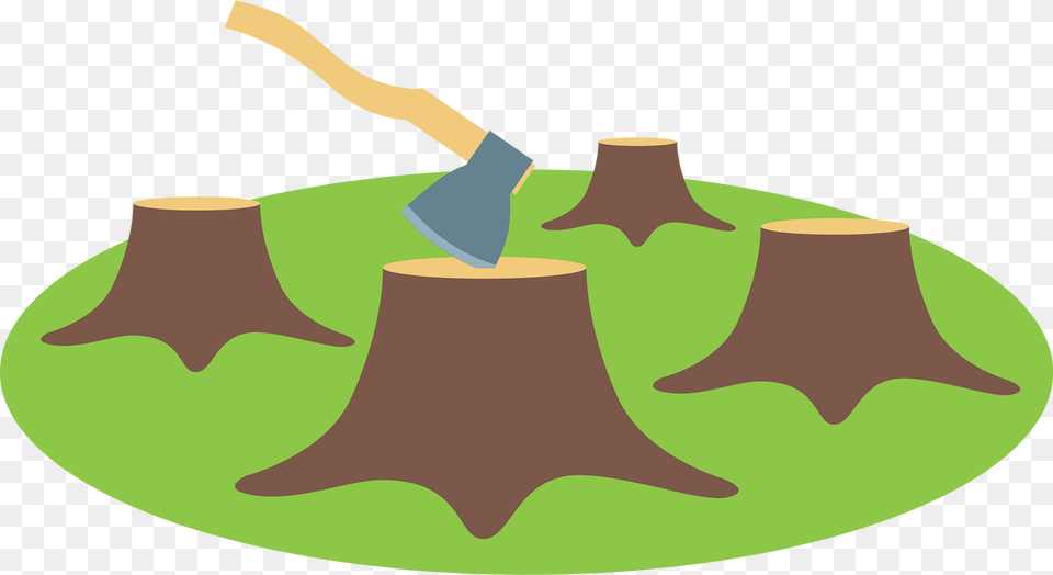 Deforestation Clipart, Plant, Tree, Tree Stump, Weapon Png Image