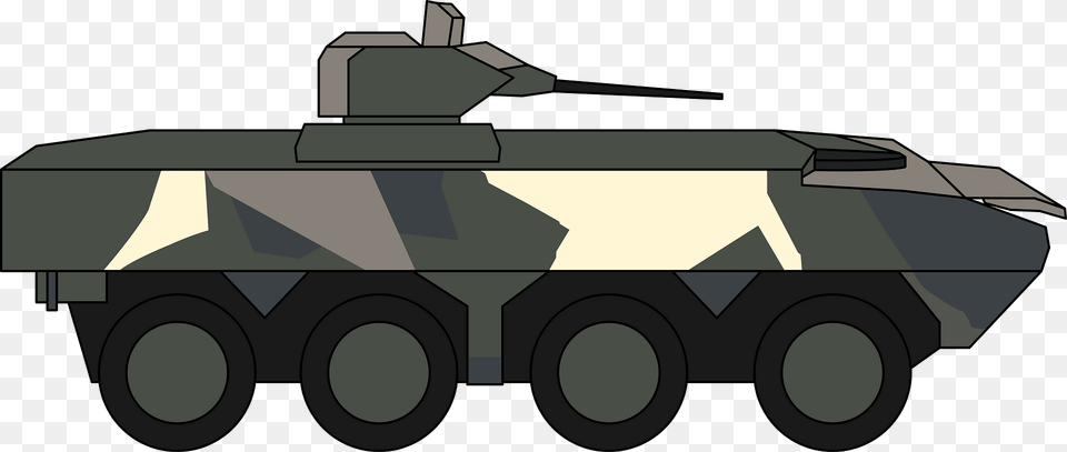 Deftech Av8 Amphibious Armoured Vehicle Clipart, Armored, Weapon, Transportation, Tank Png Image