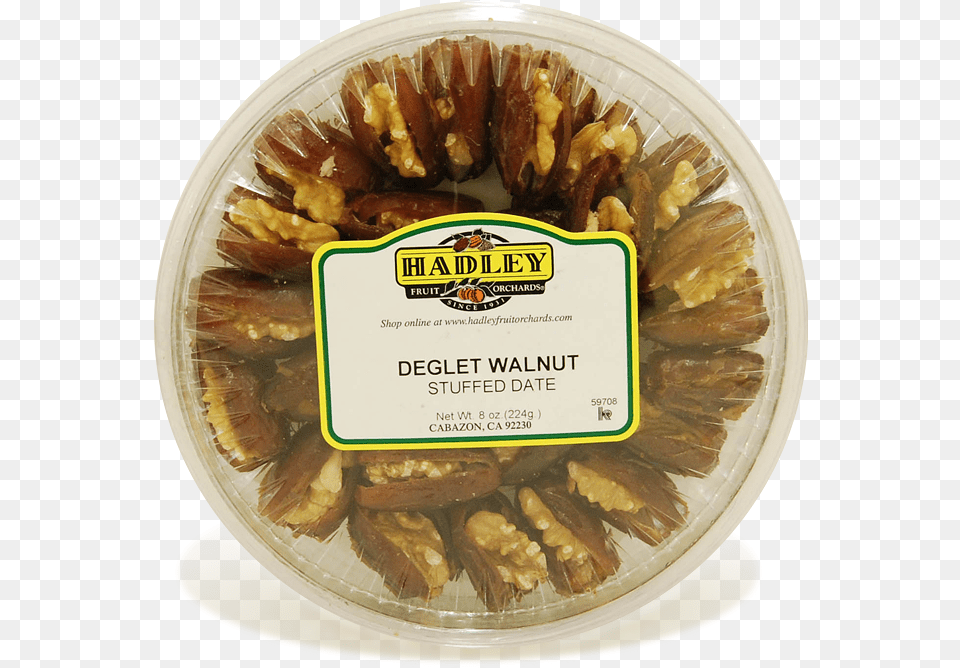 Deglet Walnut Stuffed Date 8oz Walnut Dates, Plant, Vegetable, Food, Nut Png