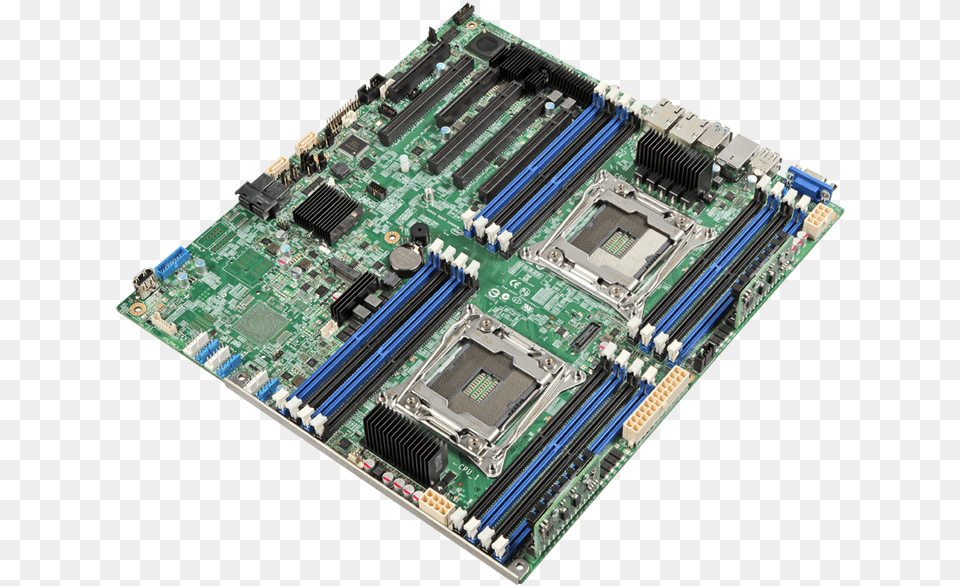 Degree Angle View Intel Server Board S2600cwtr Motherboard Ssi Eeb, Computer Hardware, Electronics, Hardware, Computer Png