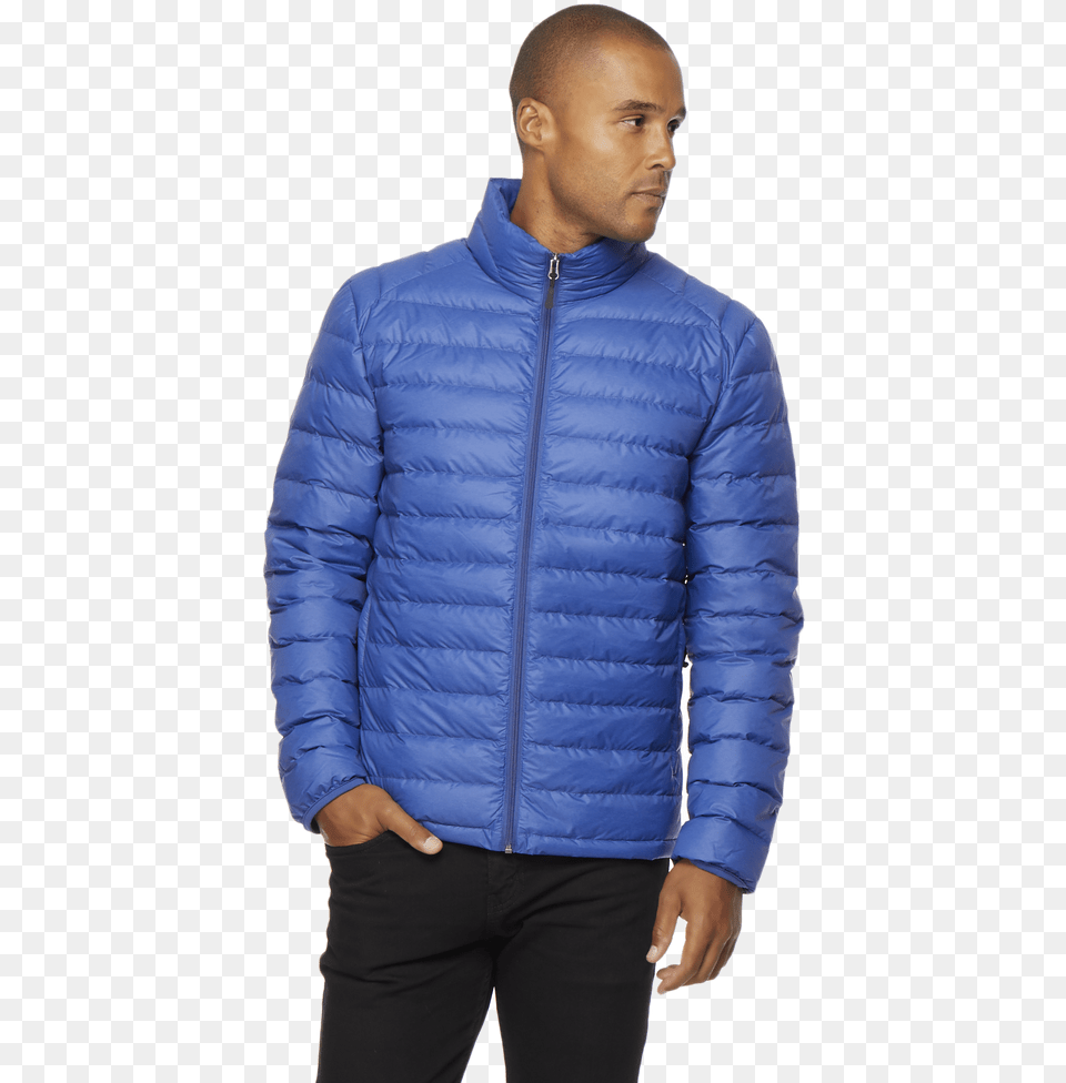 Degrees Men39s Packable Down Jacket Sweatshirt, Clothing, Coat, Adult, Man Free Png Download