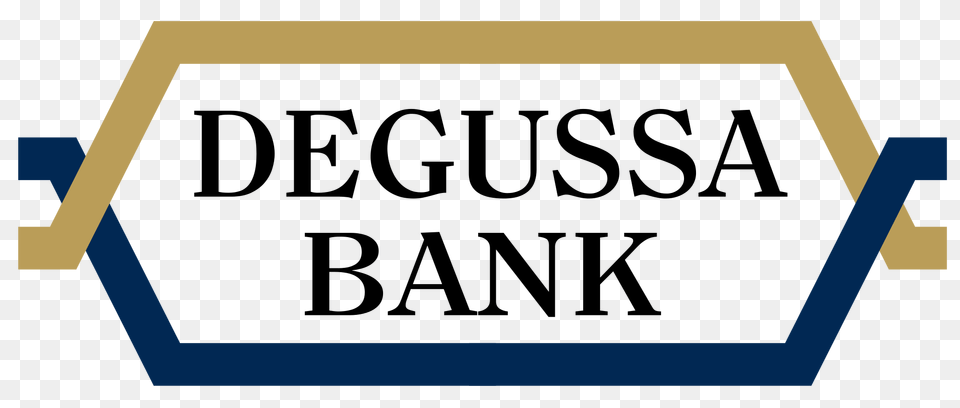Degussa Bank Logo, Text Free Transparent Png
