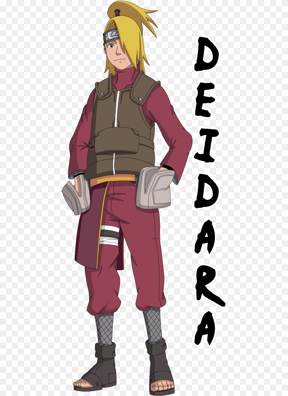 Deidara By Johnnywolf Deidara Antes Da Akatsuki, Book, Publication, Comics, Adult Free Png