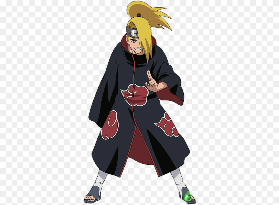 Deidara Naruto Akatsuki Katsu Deidara Kisame Hoshigaki, Book, Comics, Publication, Person Free Transparent Png