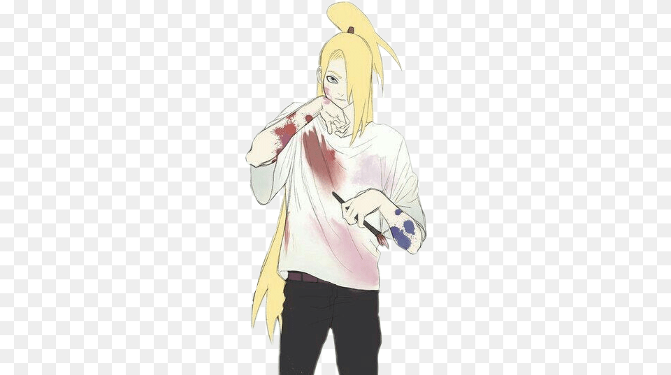 Deidara Naruto Deidarasenpai Deidaraakatsuki Sasori X Deidara Lemon, Book, Comics, Publication, Manga Free Png