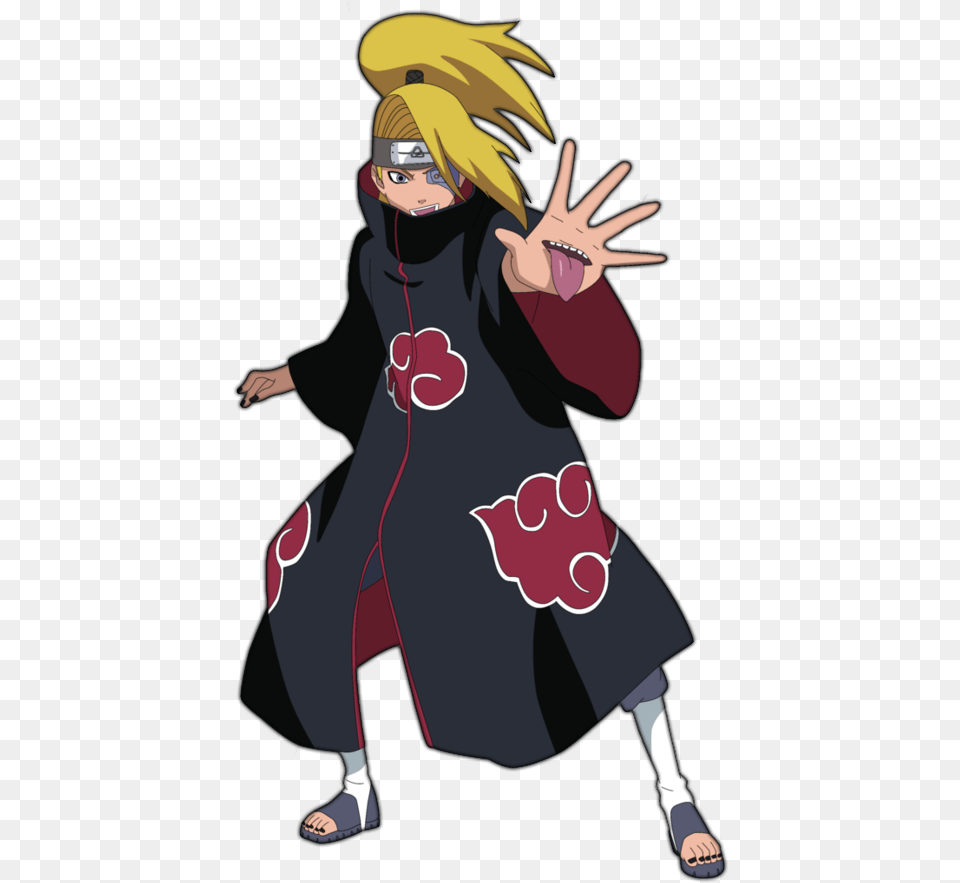 Deidara Render By Luishatakeuchiha Deidara Kisame, Publication, Book, Comics, Adult Free Png Download