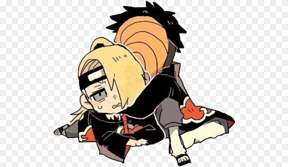 Deidaraxtobi Tobixdeidara Deidara Tobi Akatsuki Cartoon, Book, Comics, Publication, Baby Free Transparent Png