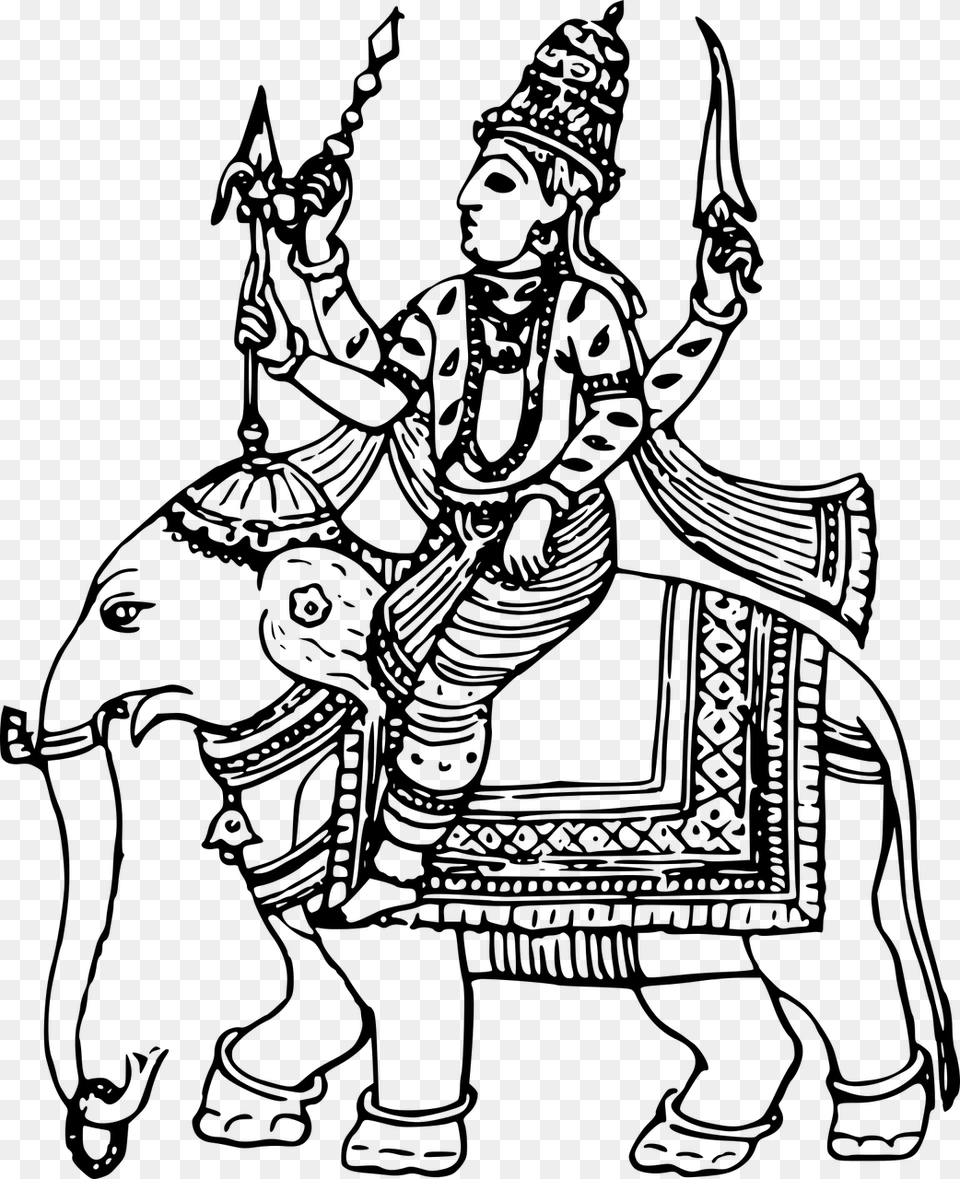 Deity God Hindu Photo Hindu Gods Black And White, Gray Free Png