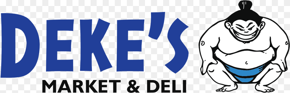Dekes Market Deli Logo Deke39s Market In Mah39 Belly Deli, Baby, Person, Sport, Sumo Free Png