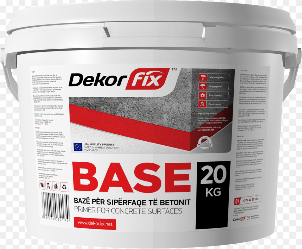 Dekorfix Base It Is Dispersive Mixing Mortar Which Acrylic Paint, Paint Container, Mailbox Png Image