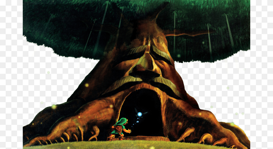 Deku Baum Zelda Ocarina Of Time, Emblem, Symbol, Animal, Dinosaur Free Png Download