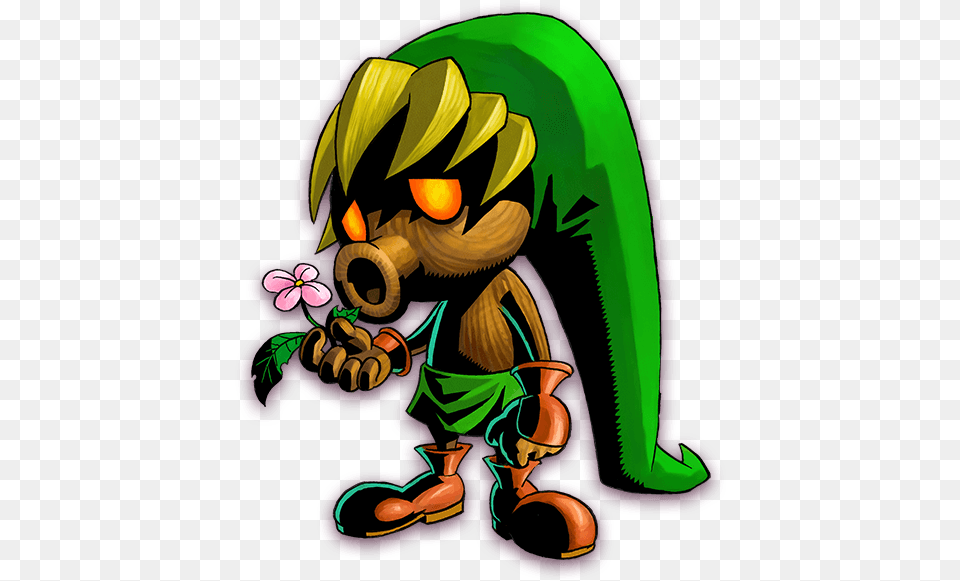 Deku Mask Zelda Majoras Mask, Cartoon Png