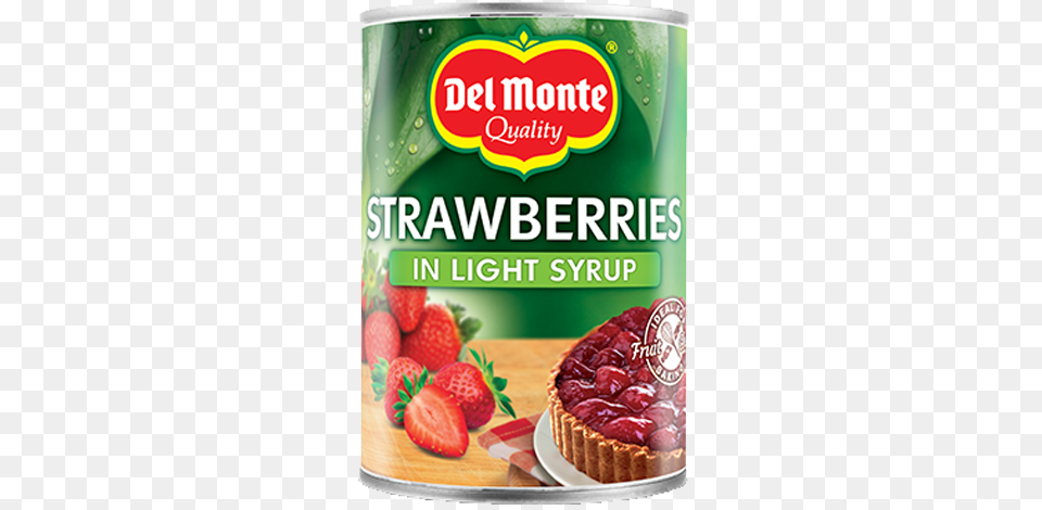 Del Monte Europe Prepared Fruits Strawberries In Light Syrup Del Monte Pineapple Slices, Berry, Food, Fruit, Plant Png Image
