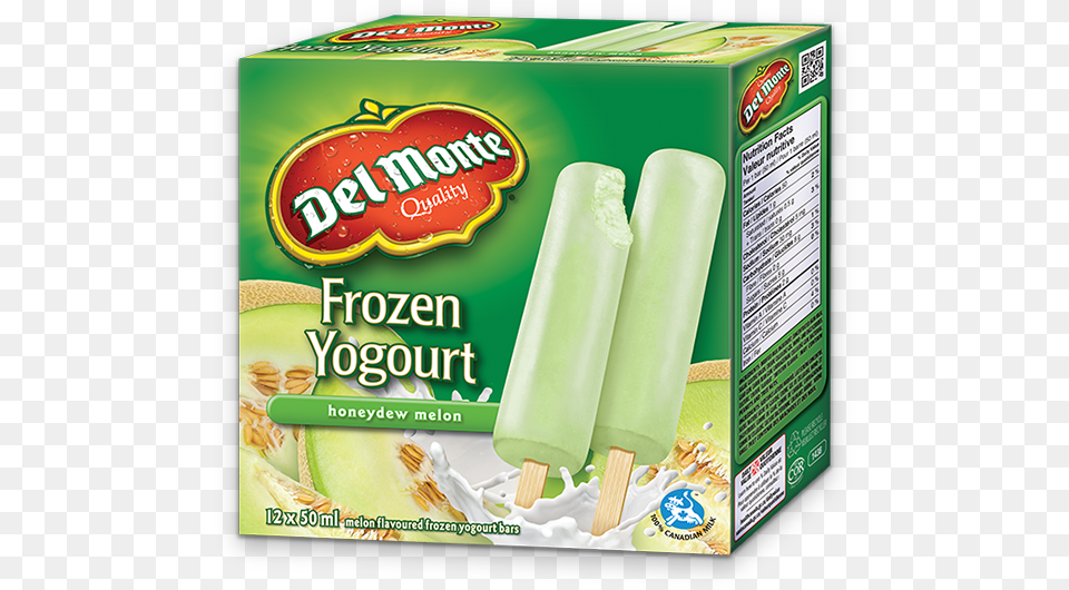 Del Monte Real Fruit Popsicles, Food, Ice Pop, Qr Code, Ketchup Png Image