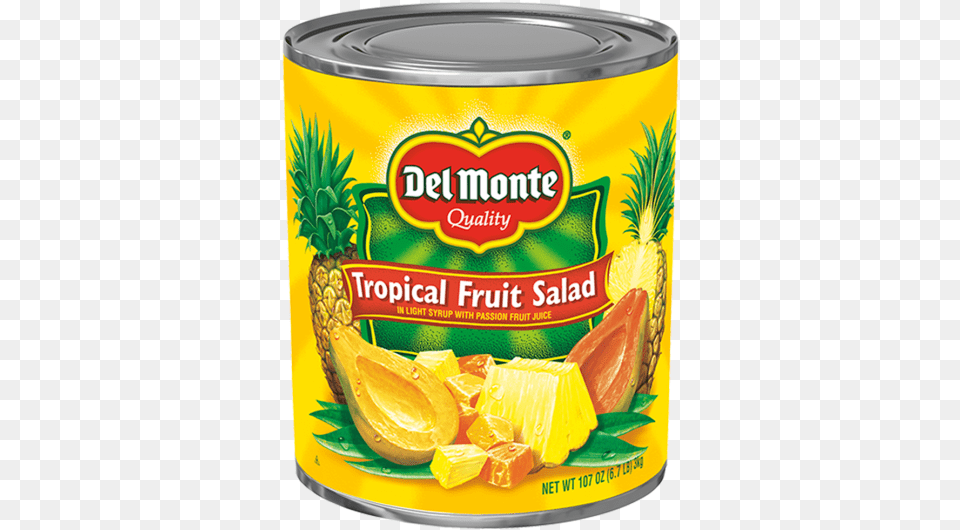 Del Monte Tropical Fruit Salad Ls Amp Passion Fruit Del Monte Tropical Fruit Salad In Light Syrup Amp, Food, Plant, Produce, Pineapple Free Png Download