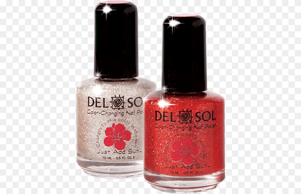 Del Sol Color Changing Nail Polish Del Sol, Cosmetics, Nail Polish, Bottle, Perfume Free Png