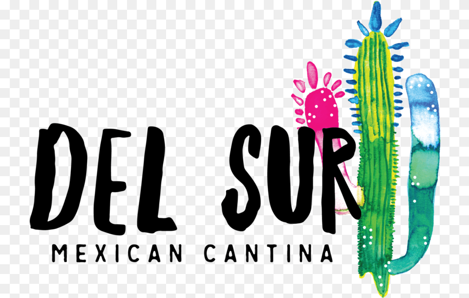 Del Sur Mexican Dog Graphic Design, Cactus, Plant Png Image