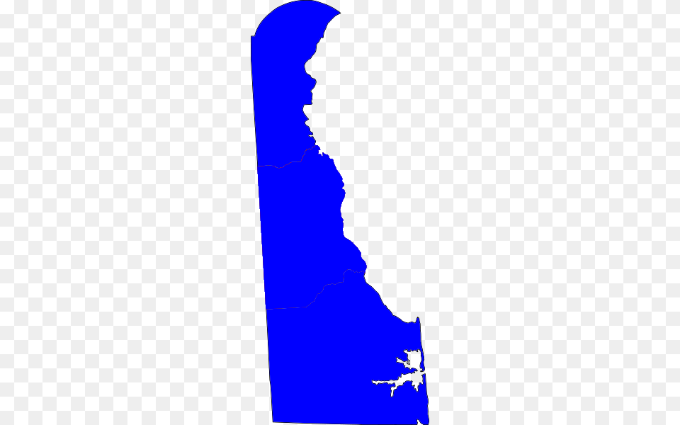 Delaware Election Results By County All Democrat Shape Of Delaware, Chart, Plot, Nature, Land Free Png