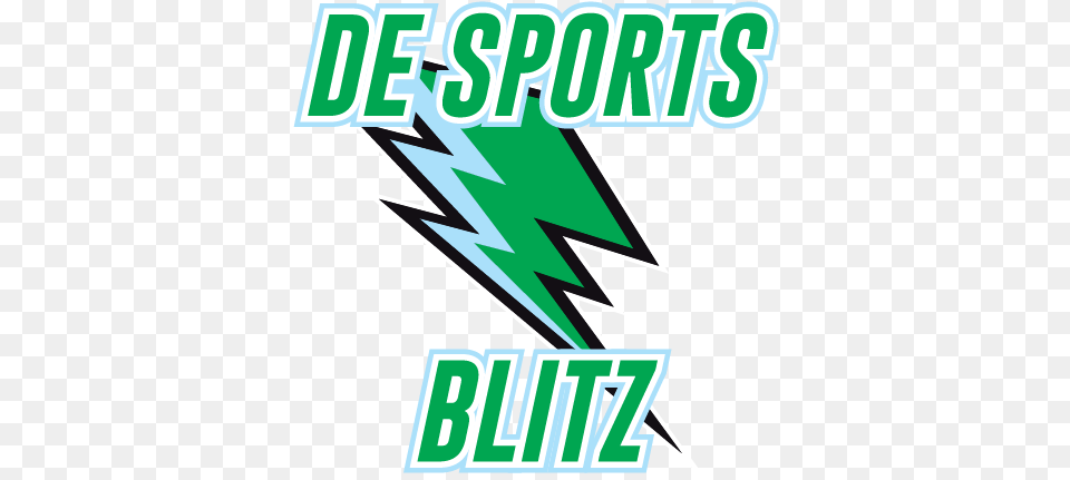 Delaware Sports Blitz Horizontal, Logo, Art, Graphics, Book Free Png Download