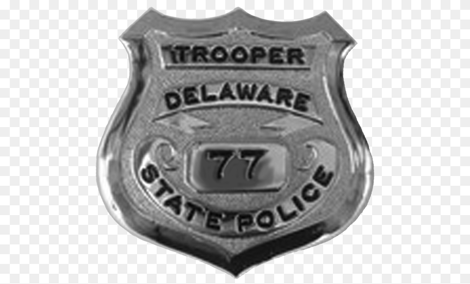 Delaware State Trooper Badge, Logo, Symbol, Ammunition, Grenade Free Png Download
