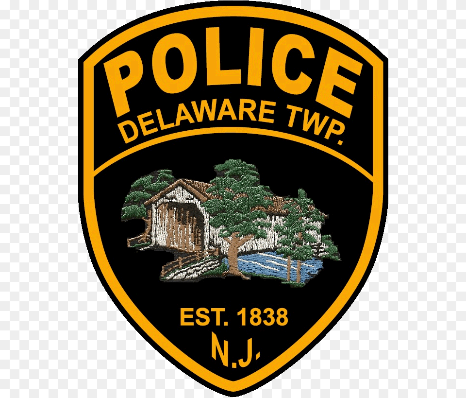 Delaware Township Police Emblem, Badge, Logo, Symbol, Plant Free Png