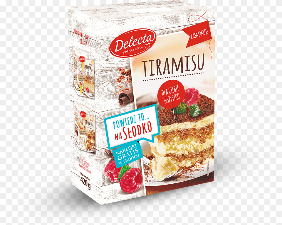 Delecta Baking Products Cake Mixes Tiramisu Delecta Ciasto Krwka, Dessert, Food, Pastry Free Transparent Png