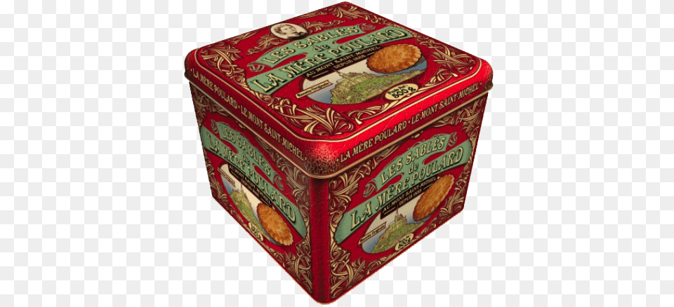 Delectable French Biscuits Mere Poulard French Butter Sables Biscuits, Box, Food, Ketchup, Tin Free Transparent Png