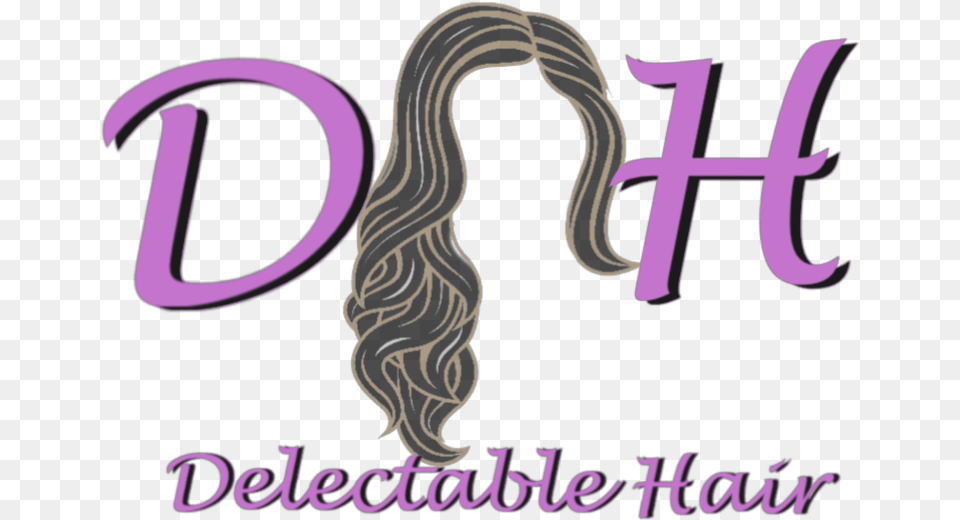 Delectable Hair The Best Virgin Hair Extensions Wigs Graphic Design, Purple Free Transparent Png