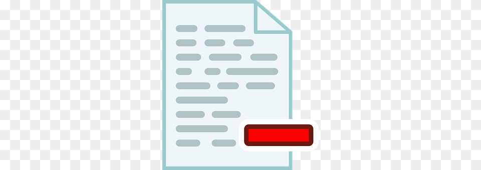 Delete Text, Page Free Transparent Png