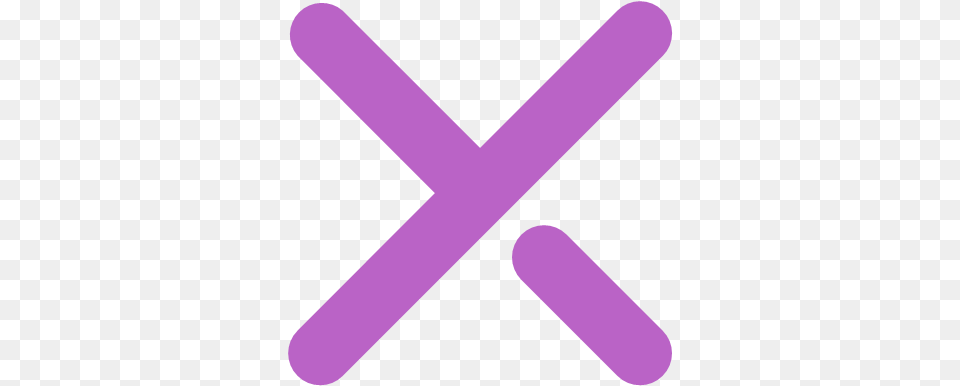 Delete Erase Stop Cross Disabled Icon Bold Purple, Appliance, Ceiling Fan, Device, Electrical Device Free Png