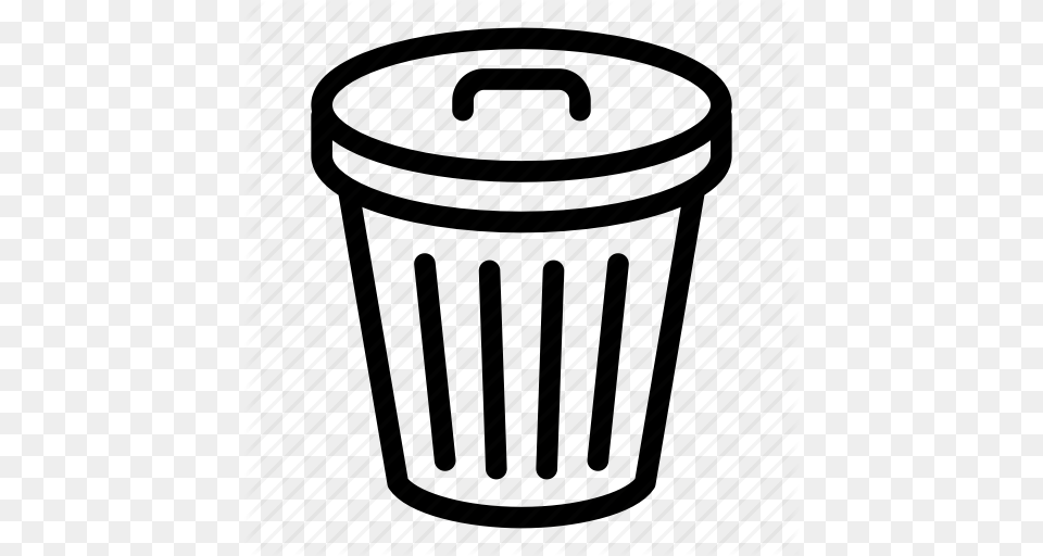 Delete Garbage Recycle Bin Remove Trash Bn, Tin, Can, Trash Can Free Transparent Png