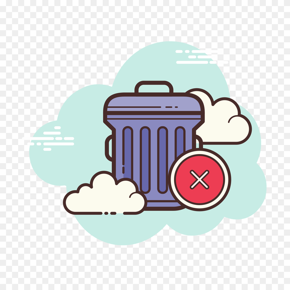 Delete Trash Icon, Tin, Bulldozer, Machine, Can Free Transparent Png