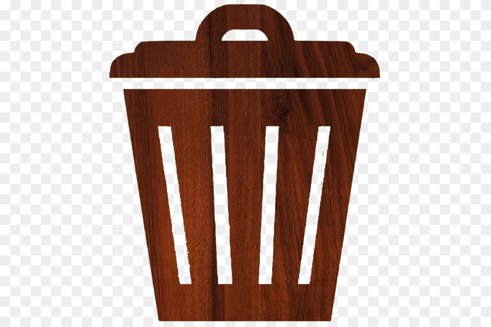 Delete Wood Icon Delete Dump Unwanted And For Tin, Basket, Can, Trash Can Free Png