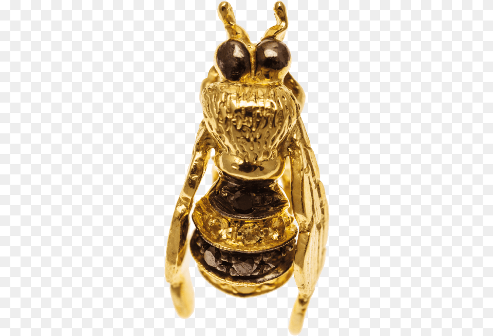 Delfina Delettrez To Bee Or Not Be Earring, Animal, Insect, Invertebrate, Wasp Png Image