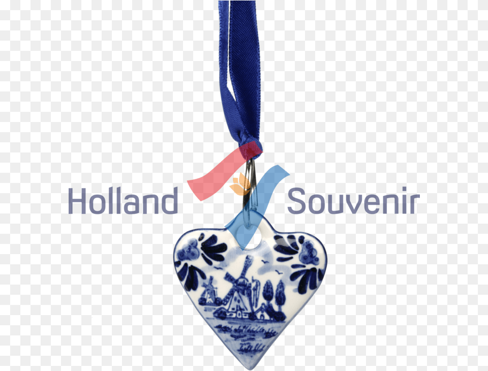 Delft Christmas Ornament Heart Locket, Accessories, Art, Porcelain, Pottery Free Png