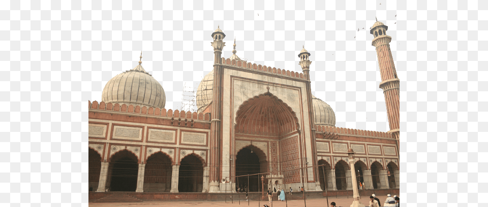 Delhi India Mosque, Architecture, Building, Dome, Person Free Transparent Png
