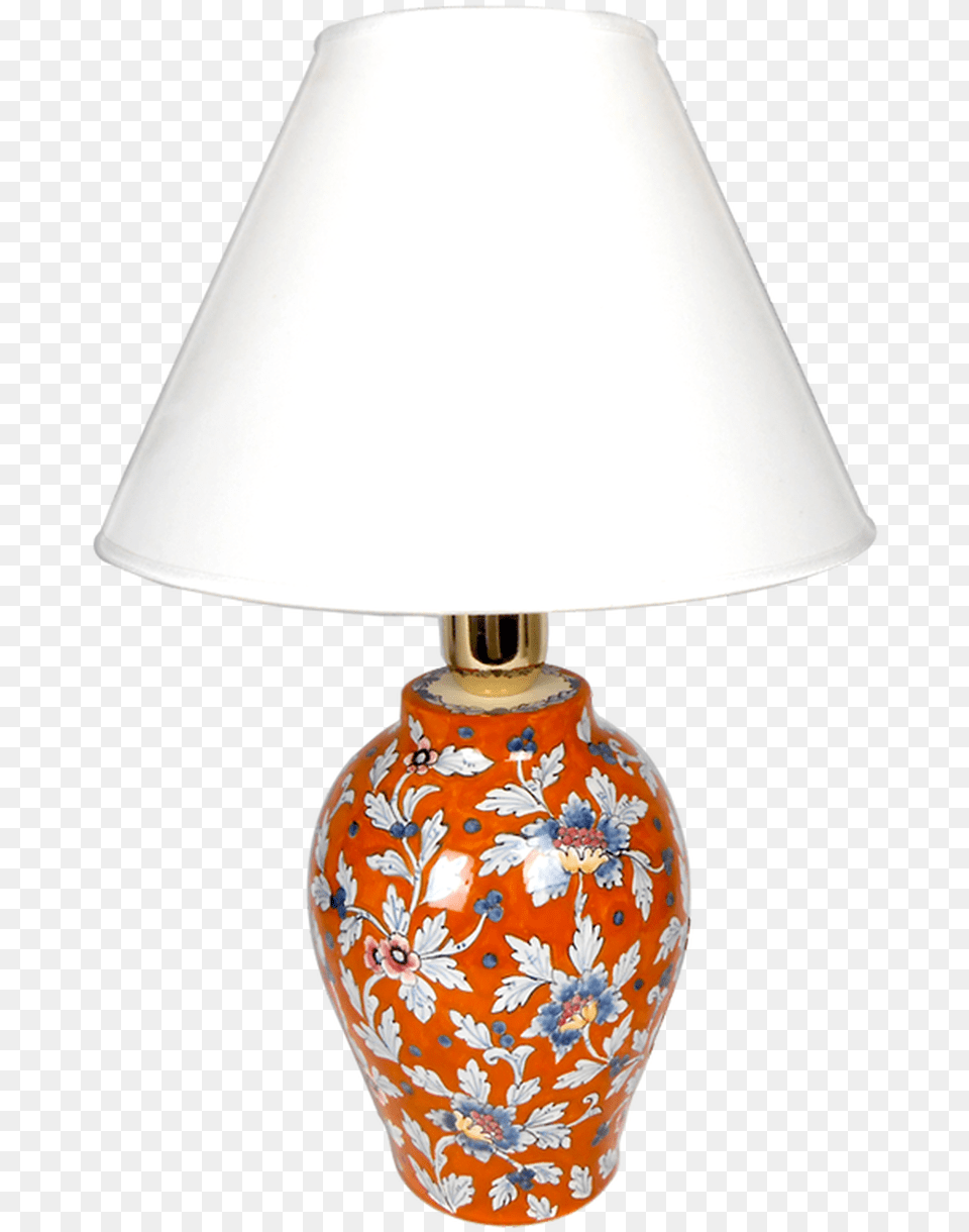 Delia Orange Background Decoration Lamp, Table Lamp, Lampshade Free Png Download