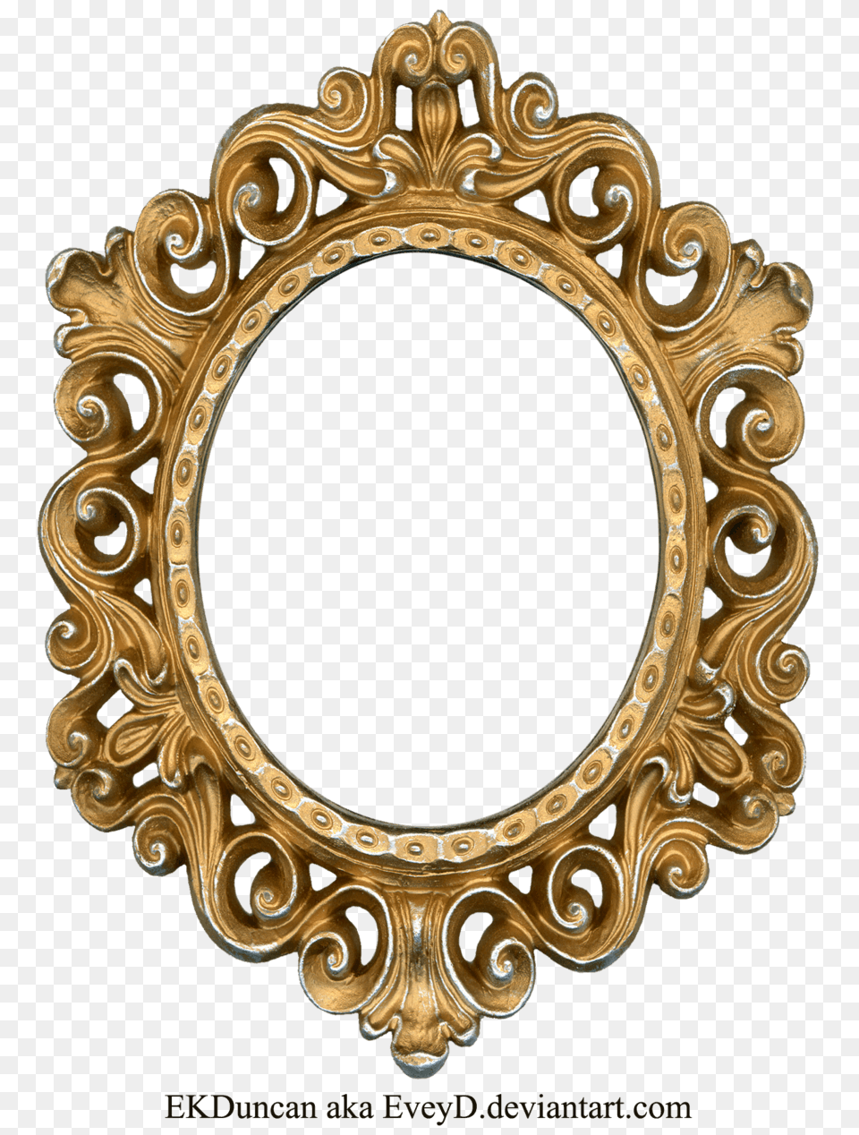 Delicate Frame Cliparts, Oval, Photography, Bronze, Gold Free Png Download