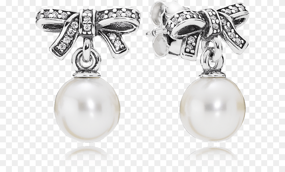 Delicate Sentiments White Pearl Amp Clear Cz Pandora Delicate Sentiments White Pearl Amp Clear, Accessories, Earring, Jewelry, Bottle Png Image