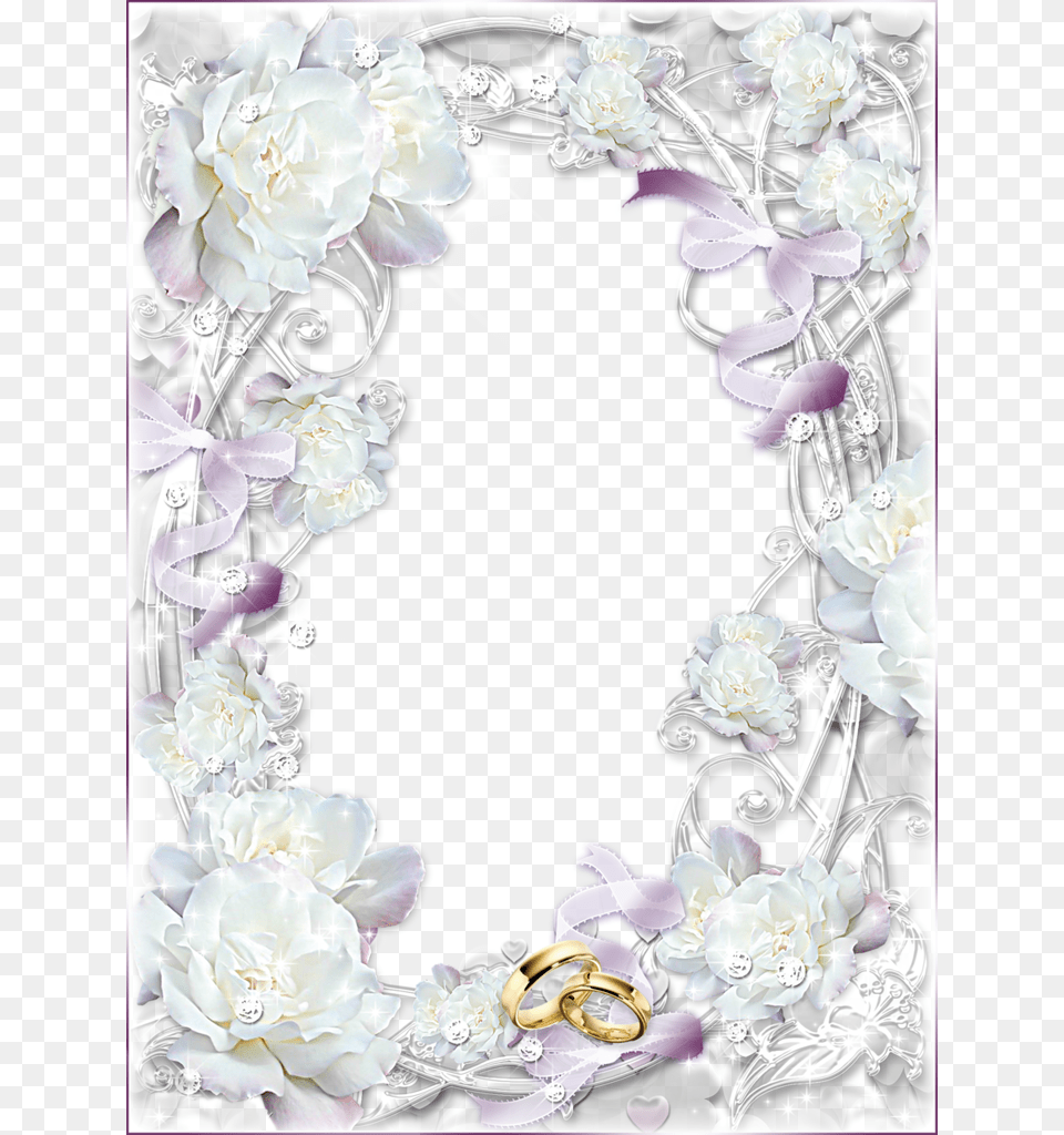 Delicate Transparent Wedding Photo Frame Transparent Wedding Photo Frame, Accessories, Flower, Plant, Tape Png
