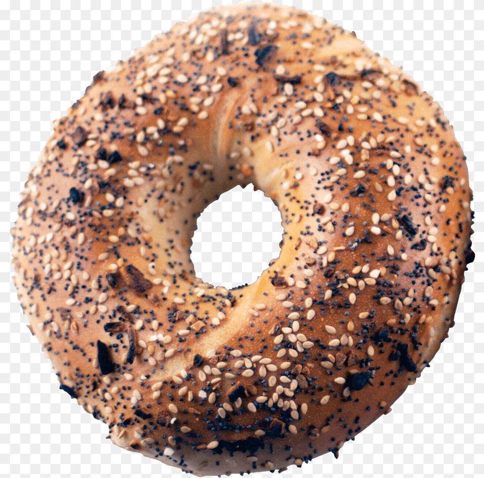 Delicious Bagel Image Everything Bagel, Bread, Food Free Transparent Png