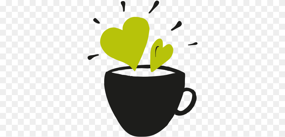 Delicious Coffee Cup, Heart Png