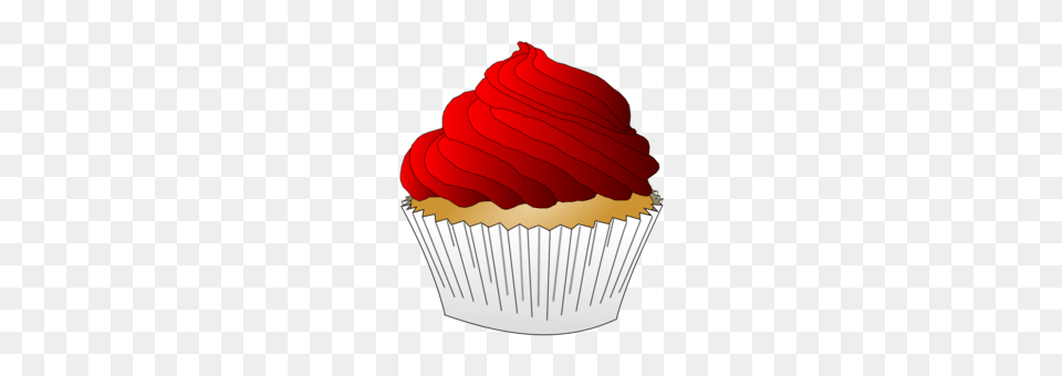 Delicious Cupcakes Cream Red Velvet Cake Muffin, Cupcake, Dessert, Food, Dynamite Free Png Download